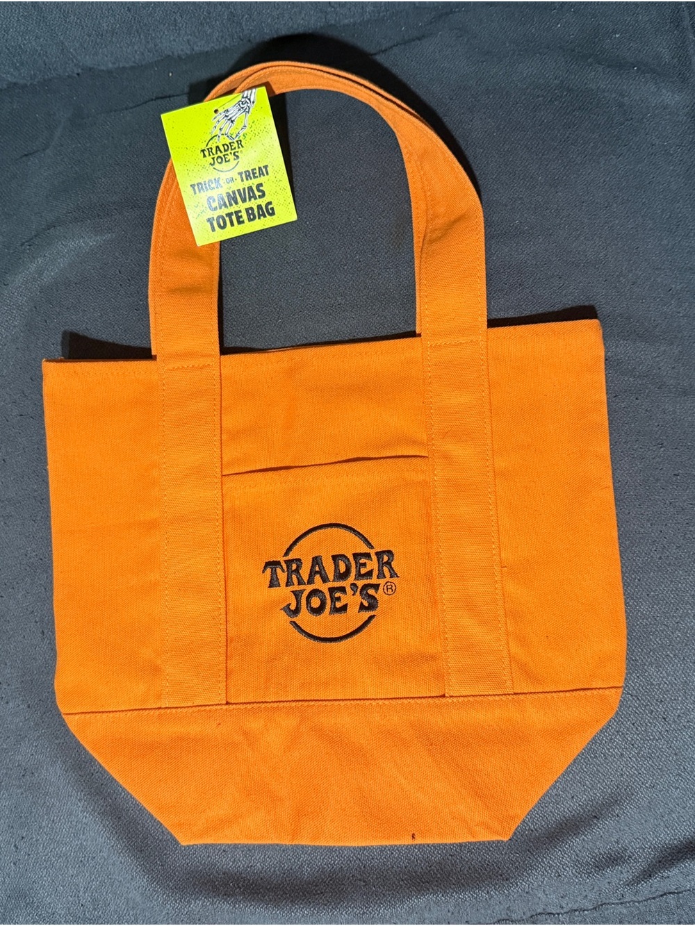 Trader Joe’s Trick-or-Treat Canvas Tote Bag - Orange